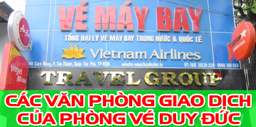 Các văn phòng giao dịch phòng vé Việt Mỹ