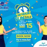 Cebu Pacific giảm giá vé máy bay đi Manila từ 15 USD