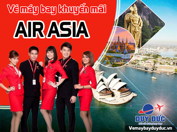 Săn ngay vé Air Asia bay các chặng châu Á-Úc cực rẻ.