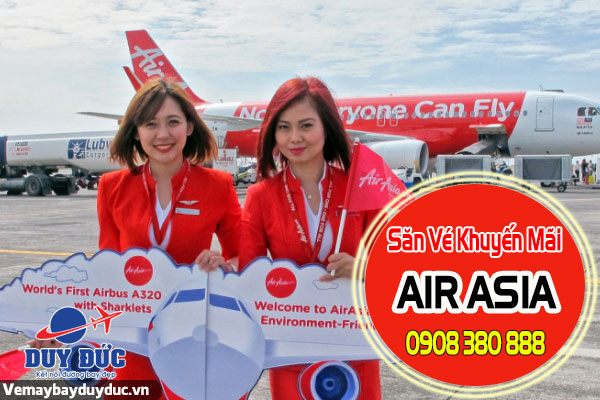 Tuyệt vời AirAsia khuyến mãi vé rẻ đi Đông Nam Á 10 USD