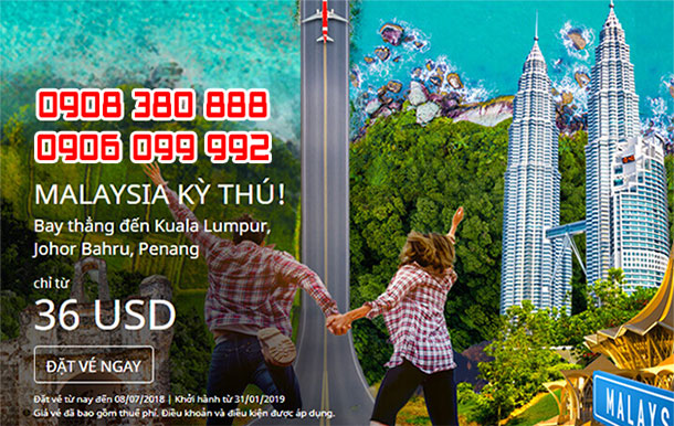 AirAsia khuyến mãi vé máy bay mùa hè 36 USD
