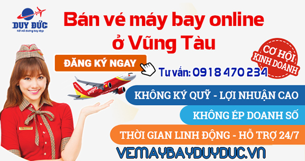 Bán vé máy bay online ở Vũng Tàu