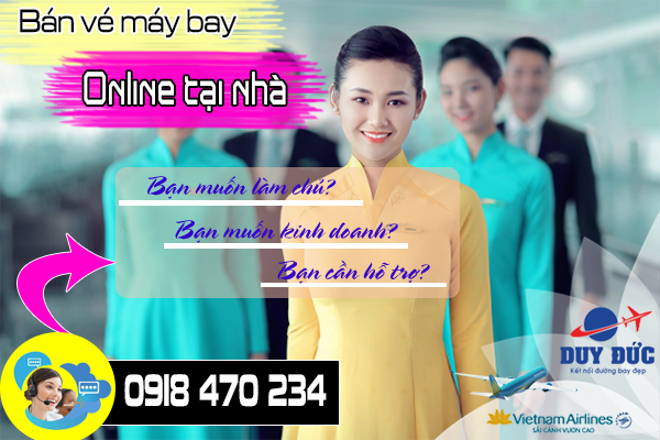 Mở đại lý bán vé máy bay Vietnam Airlines tại Bình Dương