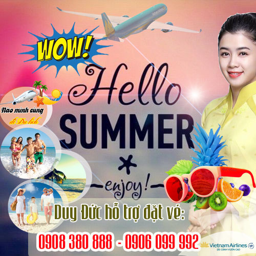 Chào Hè 2018 ưu đãi vé rẻ từ Vietnam Airlines