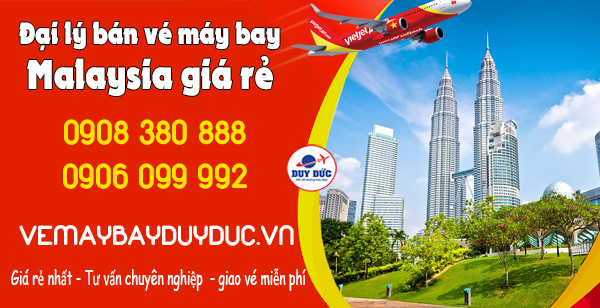 Đại lý bán vé máy bay Malaysia giá rẻ
