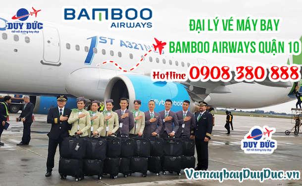 Đại lý vé máy bay Bamboo Airways quận 10