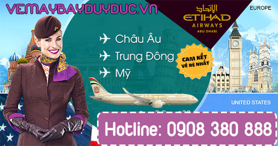 Etihad Airways tung vé khuyến mãi chặng Châu Âu