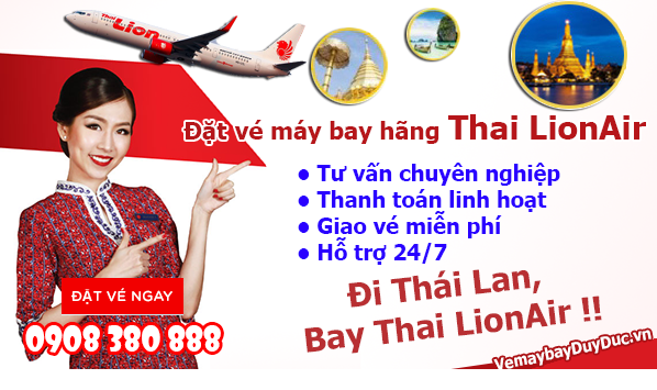 HOT Vé siêu rẻ đi Bangkok khứ hồi của Thai Lionair từ 2.000.000đ