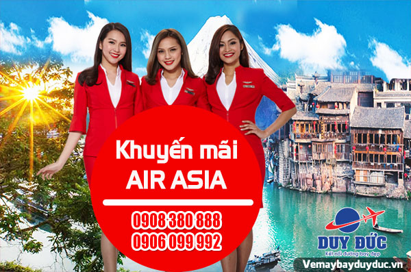 Air Asia giảm 20% giá vé trên toàn mạng bay