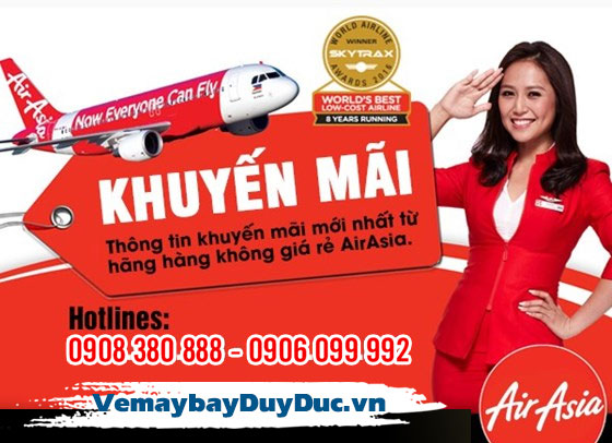 Khuyến mãi Air Asia đầu tuần giá 36 USD