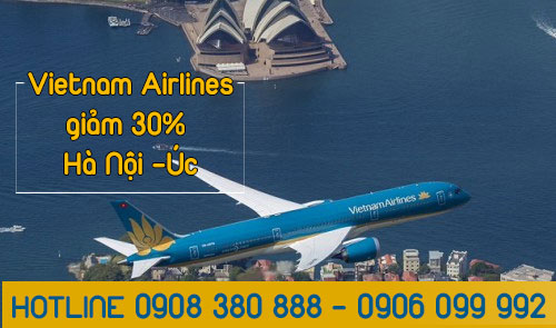 Khuyến mãi bay Úc siêu rẻ từ Vietnam Airlines
