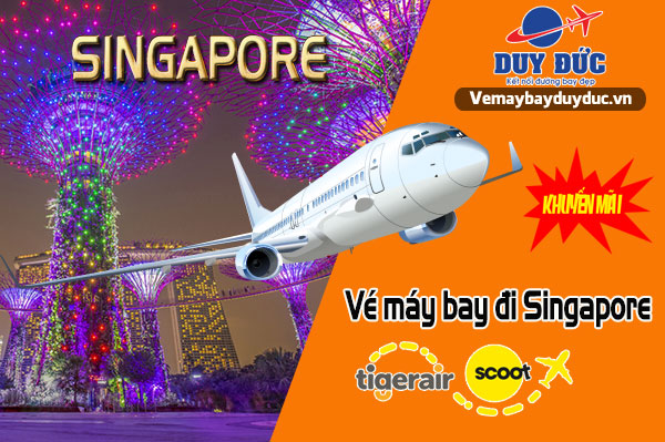 Tigerair khuyến mãi vé đi Singapore 34usd và vé chặng về 35usd