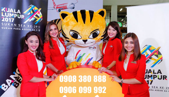 Mừng Sea Games 29 AirAsia khuyến mãi vé 4 USD