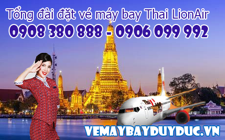 Tổng đài đặt vé máy bay Thai LionAir