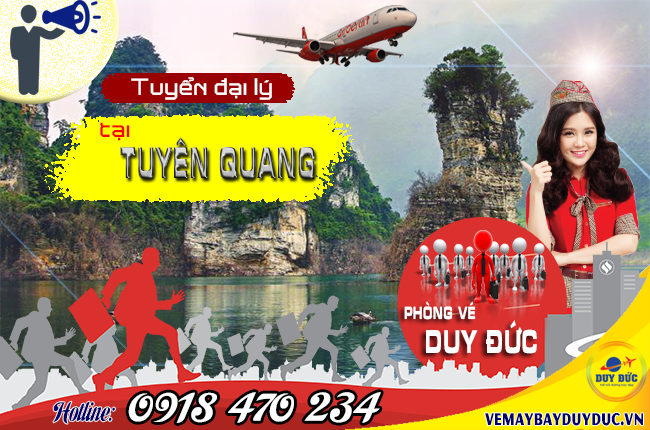 Tuyển đại lý vé máy bay cấp 2 tại Tuyên Quang