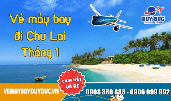 Vé máy bay đi Chu lai tháng 1 Vietnam Airlines