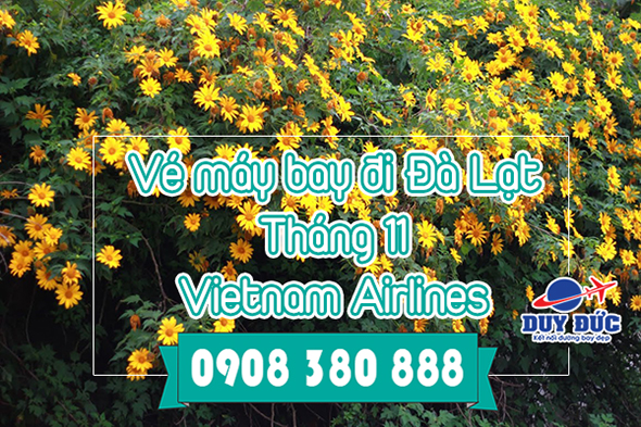 Vé máy bay đi Đà Lạt tháng 11 Vietnam Airlines