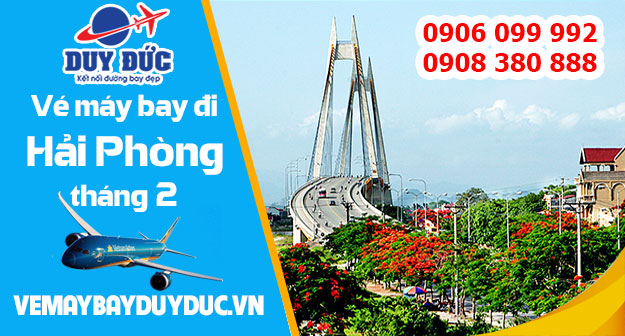 Vé máy bay đi Hải Phòng tháng 2 Vietnam Airlines