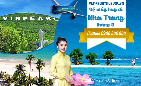 Vé máy bay đi Nha Trang tháng 9 Vietnam Airlines