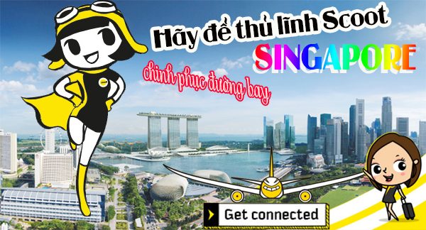 Du lịch Singapore cùng hãng giá rẻ Tiger Air