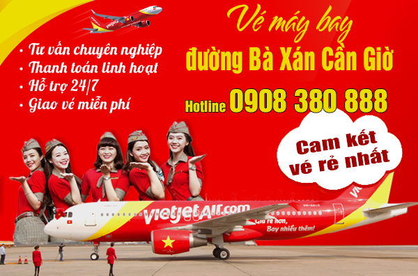 Vé máy bay đường Bà Xán Cần Giờ TP Hồ Chí Minh