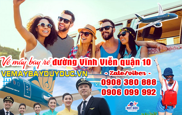 Vé máy bay đường Hồ Thị Kỉ quận 10 TP Hồ Chí Minh