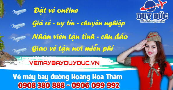 Vé máy bay đường Hoàng Hoa Thám quận Phú Nhuận