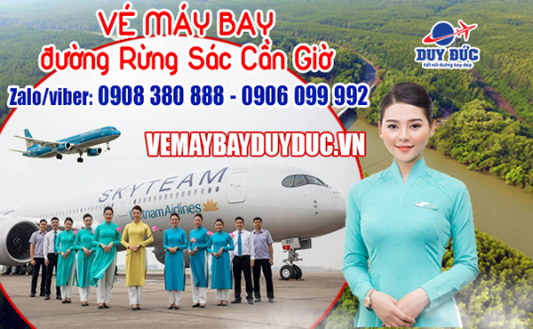 Vé máy bay đường Rừng Sác Cần Giờ TP Hồ Chí Minh