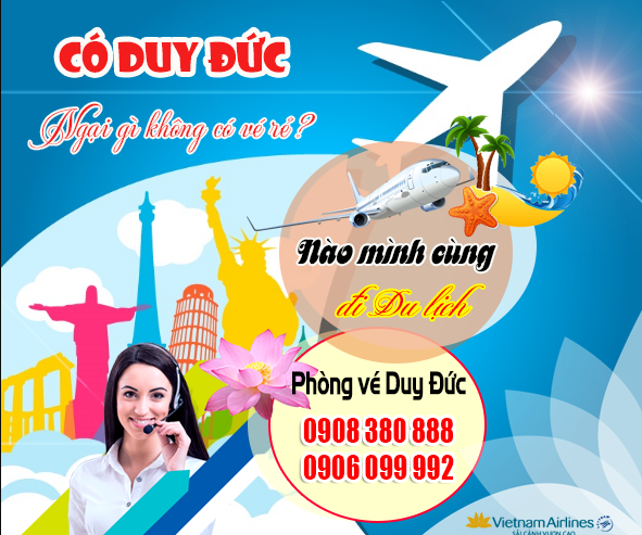 Vé máy bay đường Trần Quốc Thảo quận 3 TP Hồ Chí Minh