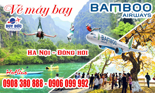 Vé máy bay giá rẻ Bamboo Airways Hà Nội Đồng Hới