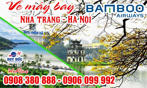 Vé máy bay giá rẻ Nha Trang Hà Nội Bamboo Airways