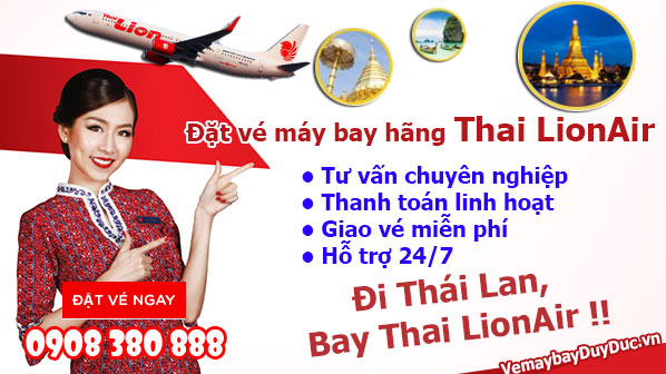 Vé máy bay hãng Thai LionAir