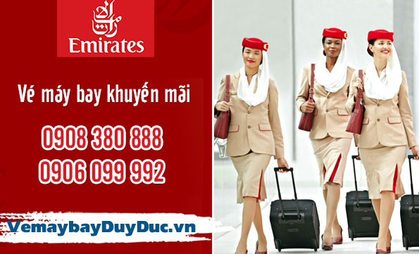 Vé máy bay khuyến mãi Emirates khởi hành từ TPHCM