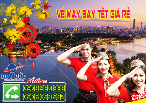Đặt vé tết Vietjet Air tại quận Tân Phú