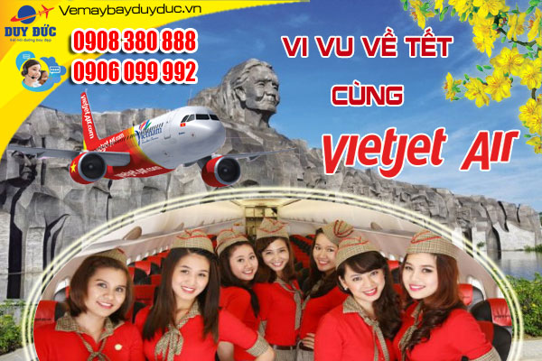 Vé máy bay Tết đi Tam Kỳ hãng Vietjet Air