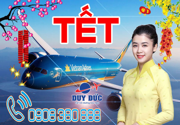 Tổng đài vé máy bay tết Vietnam Airlines đường Lê Trọng Tấn