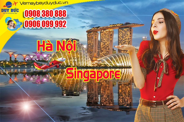 Vietjet khuyến mãi vé Hà Nội sang Singapore giá 500k