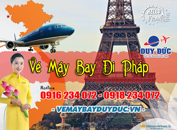 Vietnam Airlines khuyến mãi đi Pháp giá 487 USD