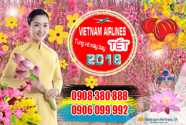 Vietnam Airlines tưng bừng tung vé Tết đợt 1 năm 2019