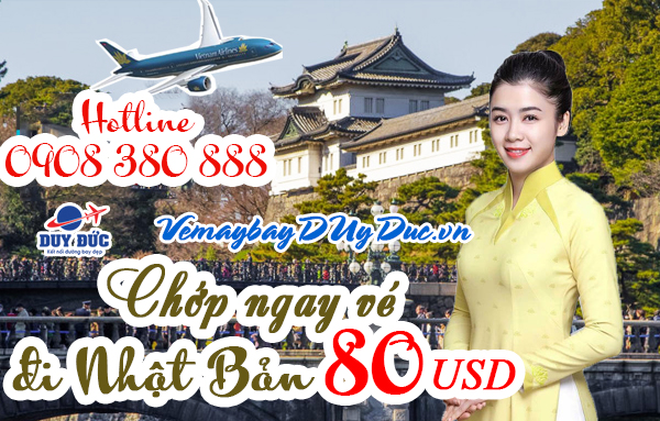 Chớp ngay vé Vietnam Airlines đi Nhật Bản 390 USD