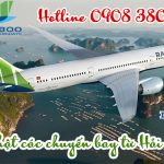 Bamboo Airways cập nhật các chuyến bay từ Hải Phòng