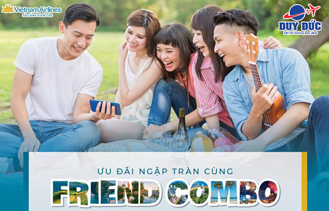 Vietnam Airlines tung chương trình Friend Combo ưu đãi đến 50% giá vé