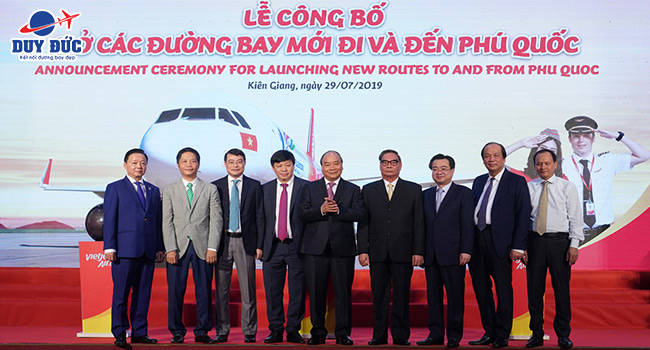 Vietjet Air công bố kế hoạch mở các đường bay mới đi và đến Phú Quốc