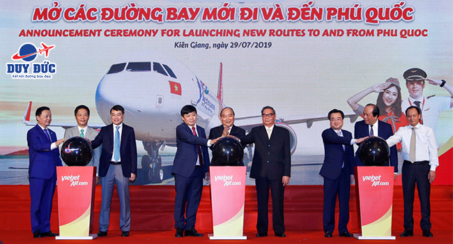 Vietjet Air công bố kế hoạch mở các đường bay mới đi/đến Phú Quốc