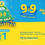 Cebu Pacific khuyến mãi tất cả điểm đến ngày mua sắm 9-9