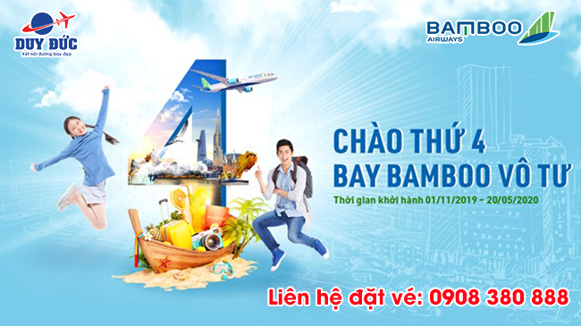 Bamboo Airways ưu đãi giá vé ngày thứ 4