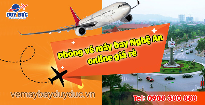 Phòng vé máy bay Nghệ An online giá rẻ