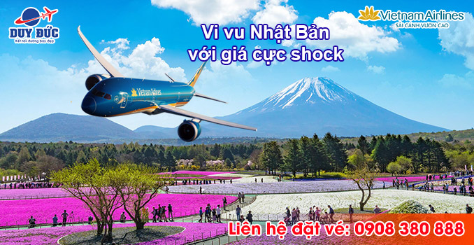 Vietnam Airlines ưu đãi đặc biệt đi Nhật Bản