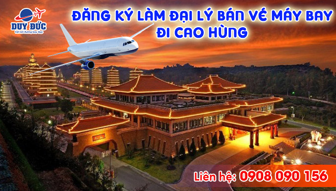 Đăng lý làm đại lý bán vé máy bay đi Cao Hùng (KHH) giá rẻ