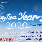 Khởi đầu năm 2020 Vietnam Airlines ưu đãi 10% giá vé